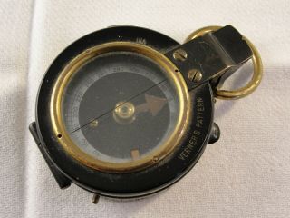 Vintage F Barker & Son Military Field Compass.