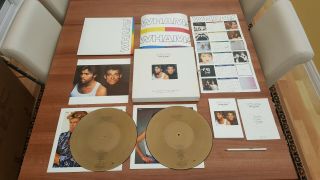 Wham - The Final Box Set - Complete - 2 Gold Vinyl Lp Record T.  Shirt Pencil Etc