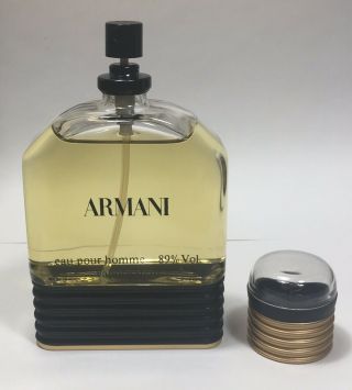 Vintage Armani - Paris Cologne Eau Pour Homme Spray 3.  3 Fl Oz 95 Full