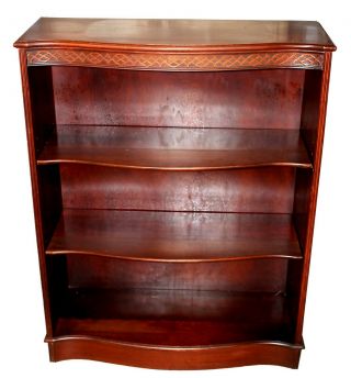 Vintage Mahogany Table Top Etagere Bookcase