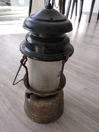 Swedish Primus Nº1020 Pressure Lamp Paraffin Kerosene Lantern Glass Suprax