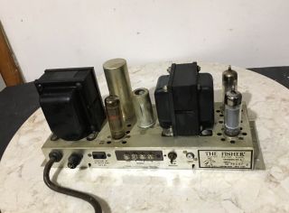 Vintage Fisher Tube Amplifier 30 - A Mono From Fisher Cabinet