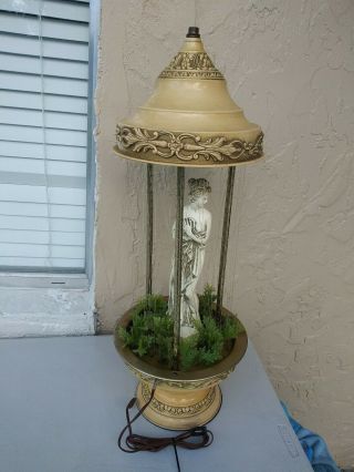 Nude Lamp Vintage Mineral Oil Rain Motion Table Lamp Nude Greek Goddess Usa