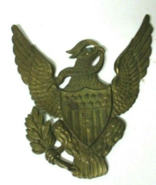 Us Civil War Hat Badge Pin Large Eagle A Real One