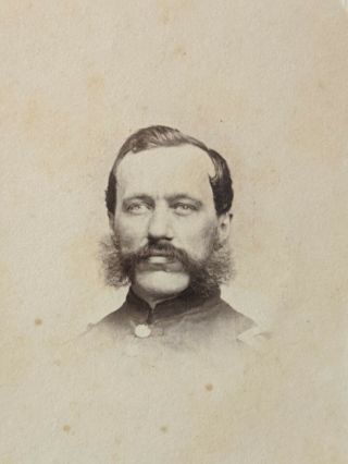 Lt.  Charles P Lord Identified Civil War CDV 6th MA & 8th Maine Volunteers 2