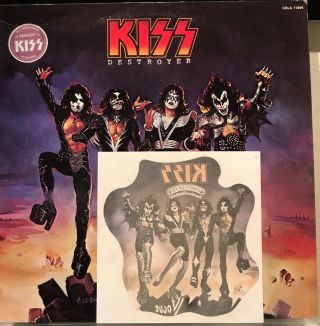 Kiss - Destroyer Lp French Pressing With Transfer / Sticker Rare