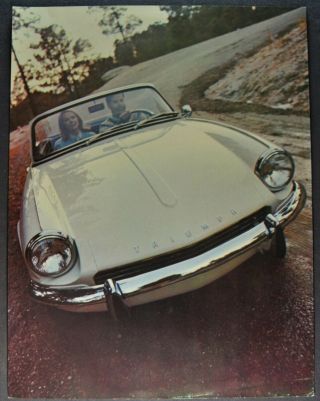 1969 Triumph Spitfire Mark Iii Sales Brochure Sheet 69