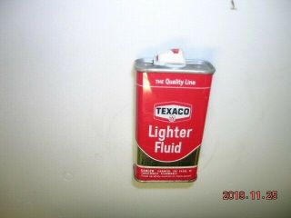 Texaco Lighter Fluid Handy Oiler Can 4 Oz