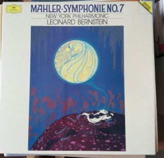 1986 Dg Digital 2lp - Box Bernstein Cond.  Mahler Symphony 7 - - -