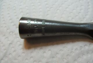 vintage 1/2  wide Stanley No.  750 socket chisel,  Made in USA 2