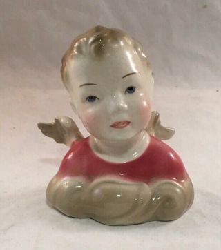 Vintage Goldscheider Fine China Portrait Bust A.  Jacob Angel Figure Statue