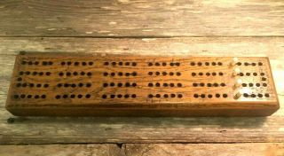 Civil War Period Hand Made Cribbage Board