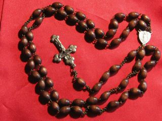 Orig.  Old German Antique Rosary Long