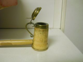 Rare Antique Meerschaum Pipe Tankard Shaped Pipe Head 19th Century Carlsberg
