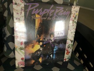 Prince And The Revolution Purple Rain Vinyl Lp / Poster 1984 Warner Bros