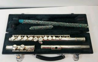 Vintage Yamaha Flute Model 225sii W/ Case & Cleaning Rod • ☆japan