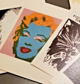 Andy Warhol Art Cards Vtg Complete 36pc Boxed Set Pop Modern Trading Educational