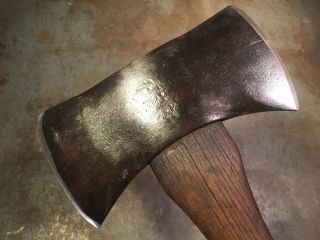 Vintage Double Bit Axe Made By Keen Kutter For Forestry Or Logging Woodworking 2