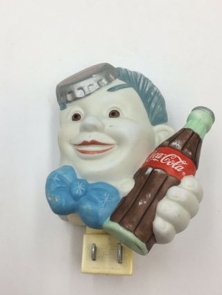 Coca - Cola Sprite Boy Ceramic Night Light 1997