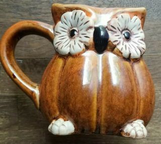 Owl Coffee Tea Mug Cracker Barrel Old Country Store Euc