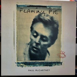Paul Mccartney Ultra Rare " Flaming Pie " Lp Parlaphone 1st Press