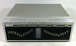Vintage Kenwood Ge - 1000 Graphic Equalizer With Time Delay System Great