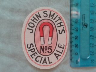 John Smith’s No.  5 Special Ale – Beer Label