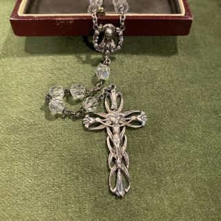 Antique Sterling Crucifix 2