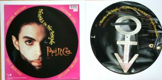 Nm/nm Prince Thieves In The Temple 12 " Vinyl Limited Edition Picture Disc