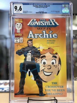 Punisher Meets Archie - Cgc 9.  6 - Die Cut Cover