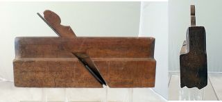 Antique Sandusky Tool Co Wooden Hand Plane Moulding 9 - 3/8 " Long 3/4 " Cut