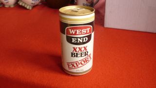 OLD AUSTRALIAN BEER CAN,  SA BREWING WEST END MERCEDES BENZ RALLY 1984 2
