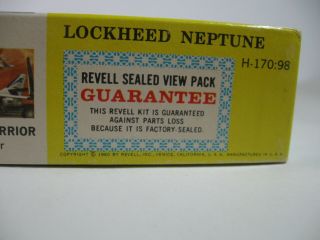 1961 VINTAGE REVELL 1/104 LOCKHEED P2V - 7 NEPTUNE H - 170:198 2