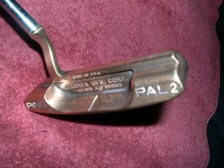 Ping Pal 2 Becu Vintage 85068 Putter,  Made In U.  S.  A.  34 - 3/4 " W/steel Shaft -