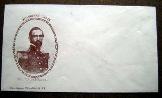 Us American Civil War Envelope General.  R.  B.  Garnett.  - No.  12 Secesh Chain
