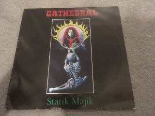 Cathedral ‘statik Majik’ Uk Vinyl 12 Inch Earache Records Mosh106t