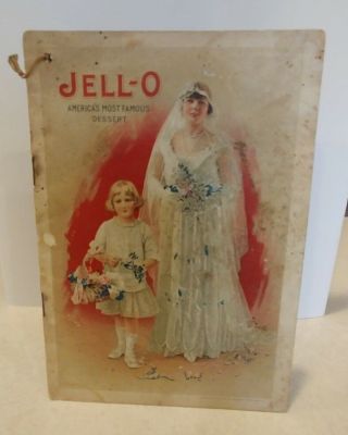 Rare Antique 1916 Jello Jell - O Cookbook Bride Bridal Edition America 