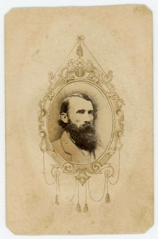 Civil War Confederate General A.  P.  Hill Kia Fredericksburg Gettysburg Cdv Photo