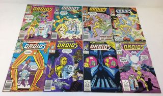 1986 Marvel Star Wars Droids Comics 1 2 3 4 5 6 7 8 Full Set