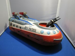 60s Nomura Sky Patrol Vintage Battery Operated Tin Space Toy