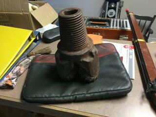 Carbide Tricone Drill Bit Oil Well Rock Field Gas Pump 5” Vintage Antique
