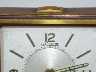 LeCoultre 8 - Day Folding Alarm Travel Clock.  73M 3