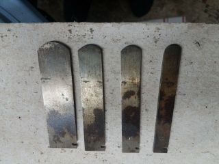 4 Cutter Irons Stanley No.  55 & 45 Are No.  53,  54,  55,  57