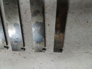 4 Cutter Irons Stanley No.  55 & 45 are No.  53,  54,  55,  57 3