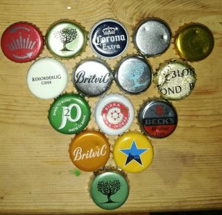 200 Beer Bottle Tops Crowns Caps,  Lager/cider/soft Drinks Assortment