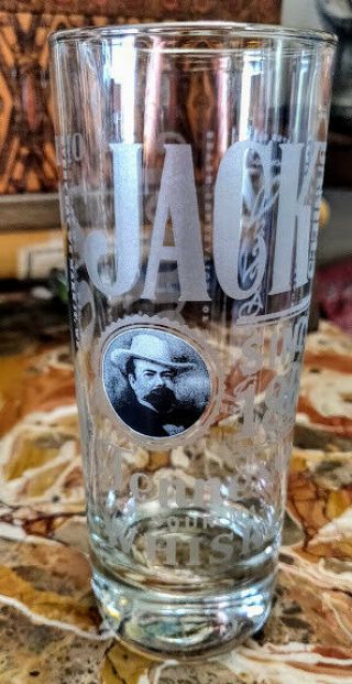 Jack Daniels Tennessee Sour Master Whiskey Since 1866 Glass 6”