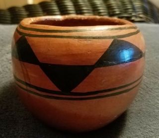 Antique Santo Domingo Pueblo Pottery Jar Native American Indian