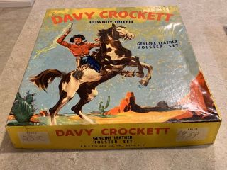 Vintage R,  S Toy Mfg.  Co.  Davy Crockett Holster Set