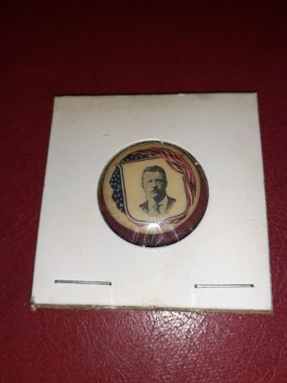 1904 Theodore Roosevelt Campaign Pin Pinback Button 1 Inch