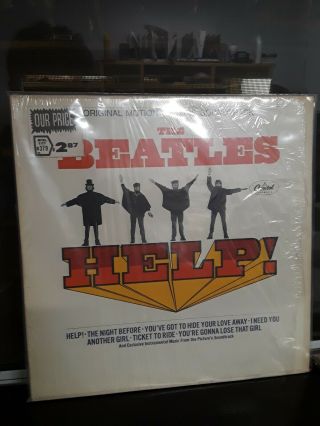 Rare 1965 Help The Beatles Soundtrack Lp Capitol Records Mas 2386 Mono Shrink